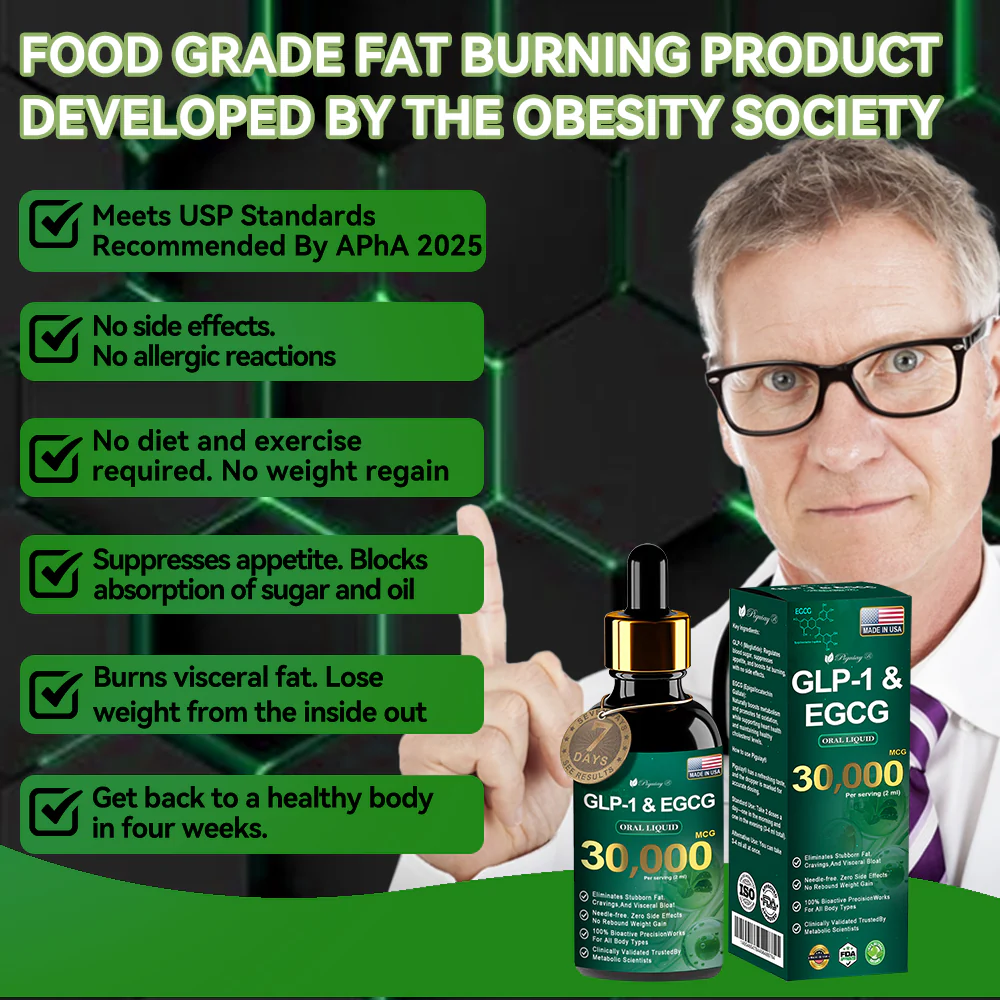 Piguiay® GLP-1 & EGCG Slimming & Health Boost Drops🏆🏆( Food-grade fat burner – Developed by The Obesity Society)🎁