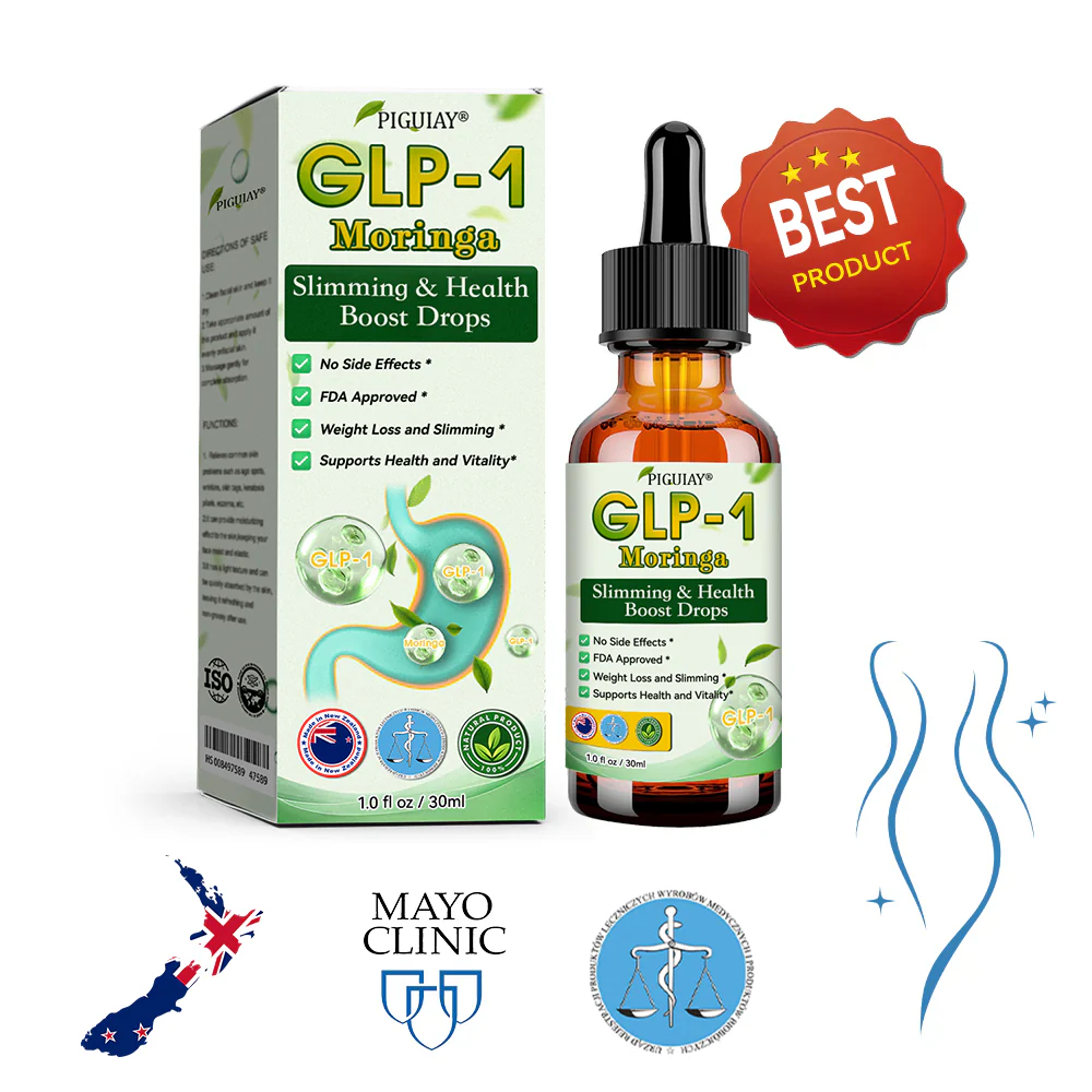Piguiay® GLP-1 Moringa Slimming & Health Boost Drops(Food-grade fat burner - Developed by experts in secretology and metabolism)🌞