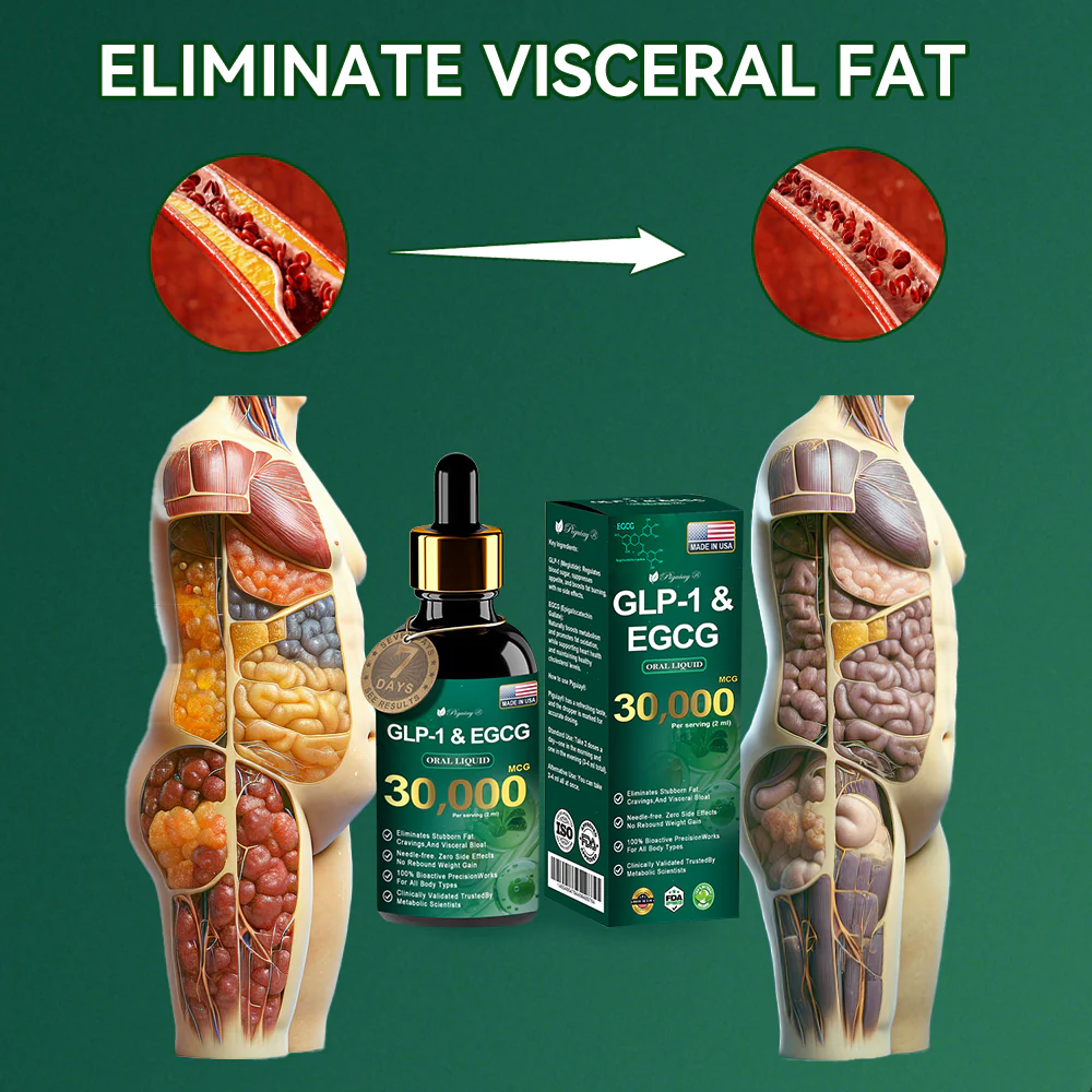 Piguiay® GLP-1 & EGCG Slimming & Health Boost Drops🏆🏆( Food-grade fat burner – Developed by The Obesity Society)🎁