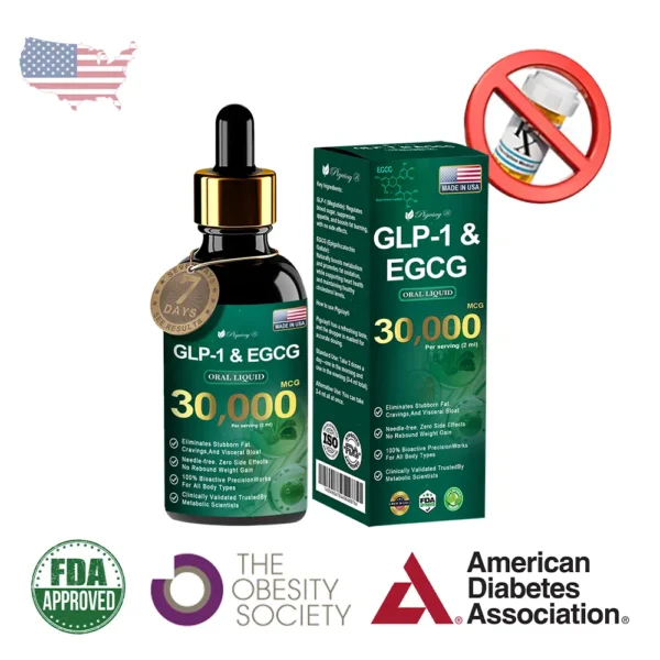 Piguiay® GLP-1 & EGCG Slimming & Health Boost Drops🏆🏆( Food-grade fat burner – Developed by The Obesity Society)🎁