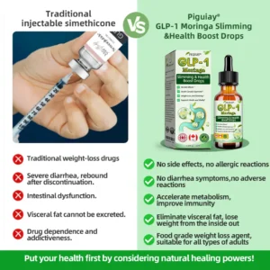 Piguiay® GLP-1 Moringa Slimming & Health Boost Drops(Food-grade fat burner - Developed by experts in secretology and metabolism)👨‍⚕️