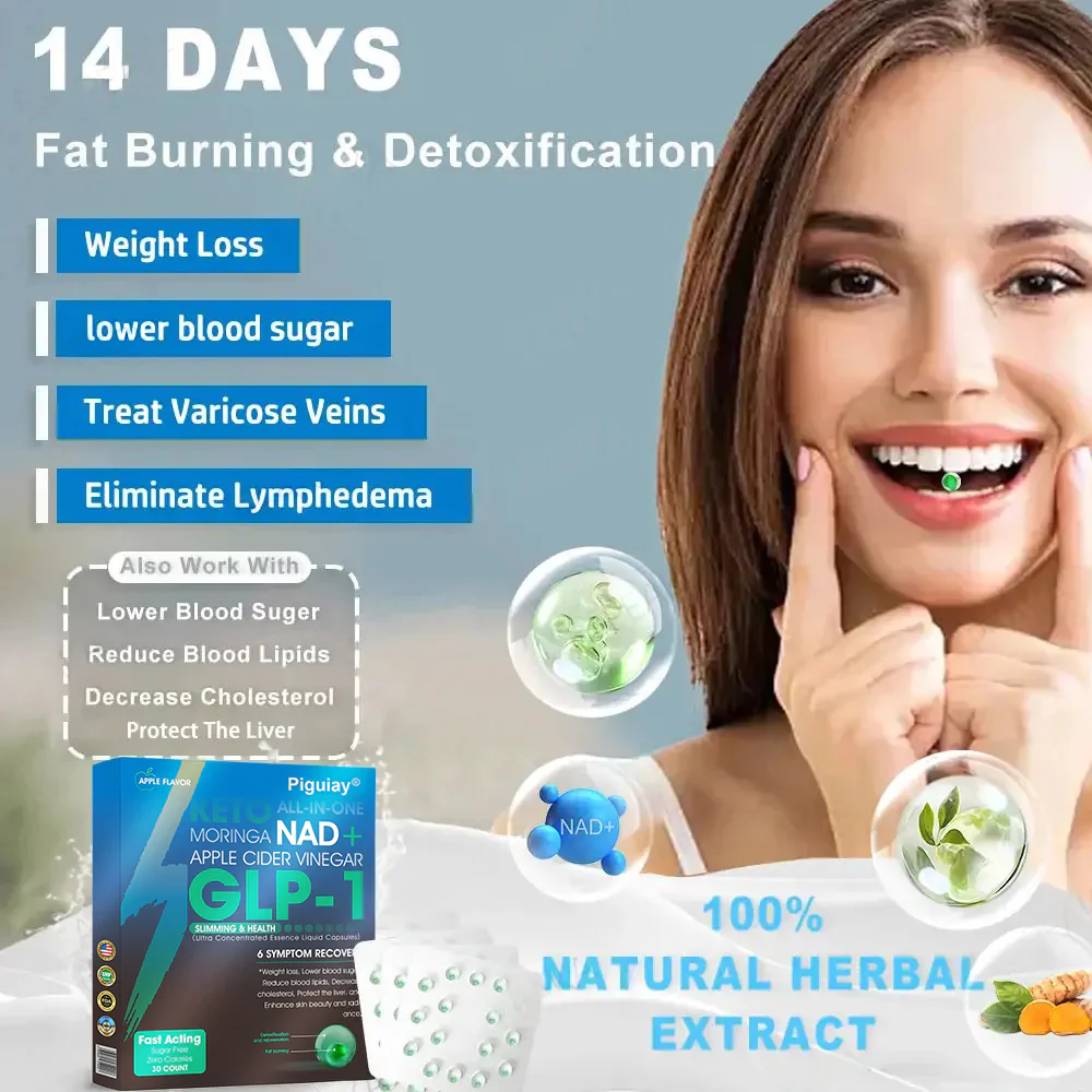 Piguiay® GLP-1 Gotas saludables adelgazantes de Moringa (Quemador de grasa de grado alimenticio – Desarrollado por expertos en secretología y metabolismo) 🎁
