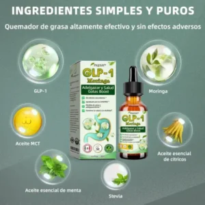 Piguiay® GLP-1 Gotas saludables adelgazantes de Moringa (Quemador de grasa de grado alimenticio – Desarrollado por expertos en secretología y metabolismo) 🎁