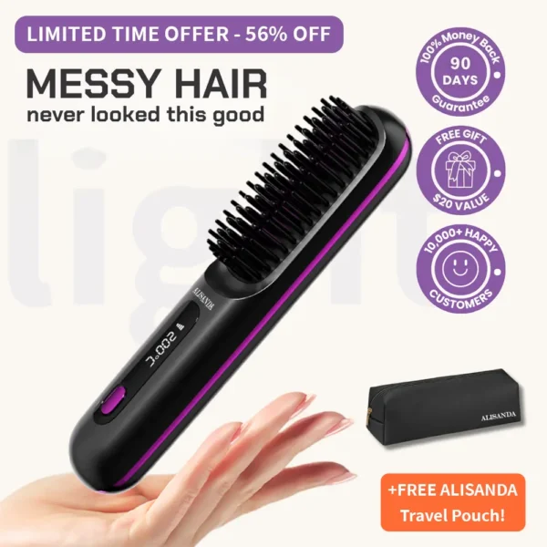 Alisanda™ IntelliBrush Hair Straightener