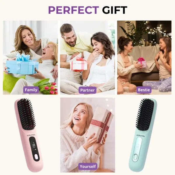 Alisanda™ IntelliBrush Hair Straightener