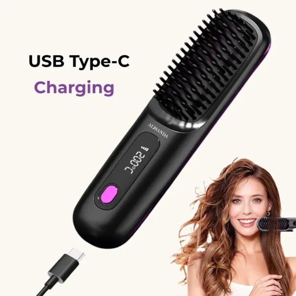 Alisanda™ IntelliBrush Hair Straightener