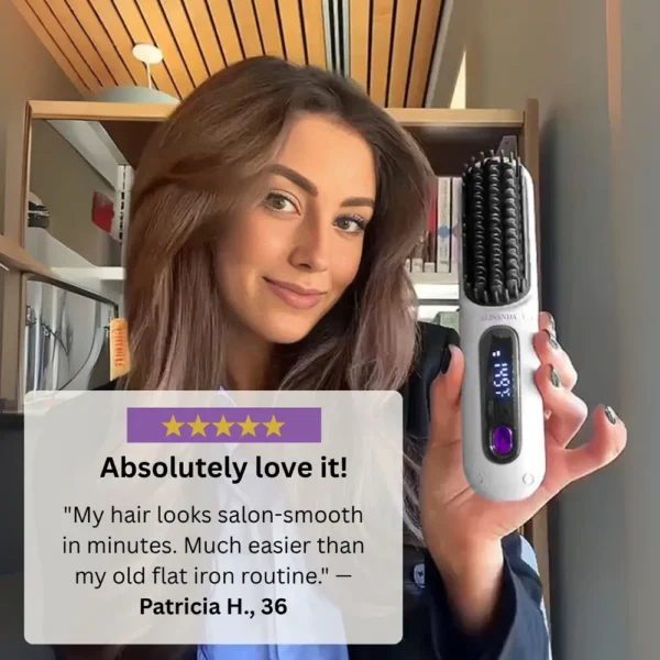 Alisanda™ IntelliBrush Hair Straightener