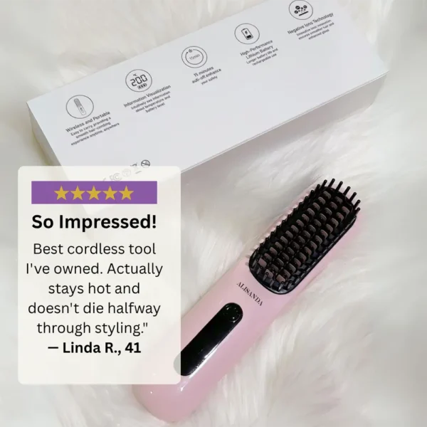 Alisanda™ IntelliBrush Hair Straightener