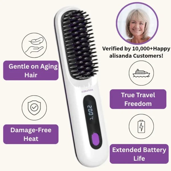 Alisanda™ IntelliBrush Hair Straightener