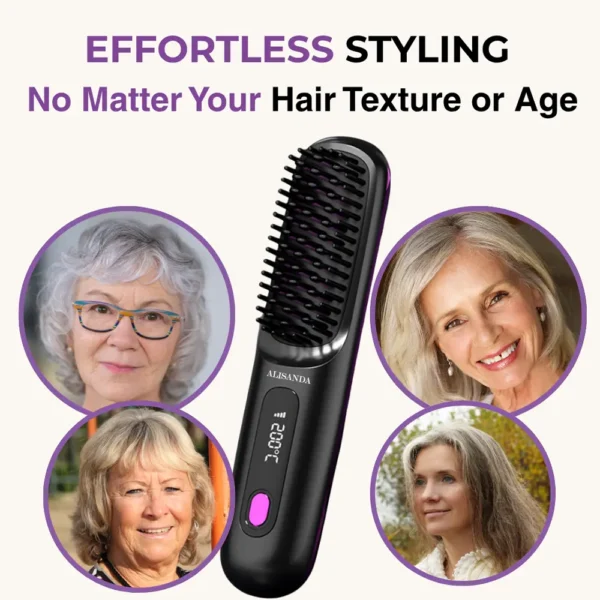 Alisanda™ IntelliBrush Hair Straightener