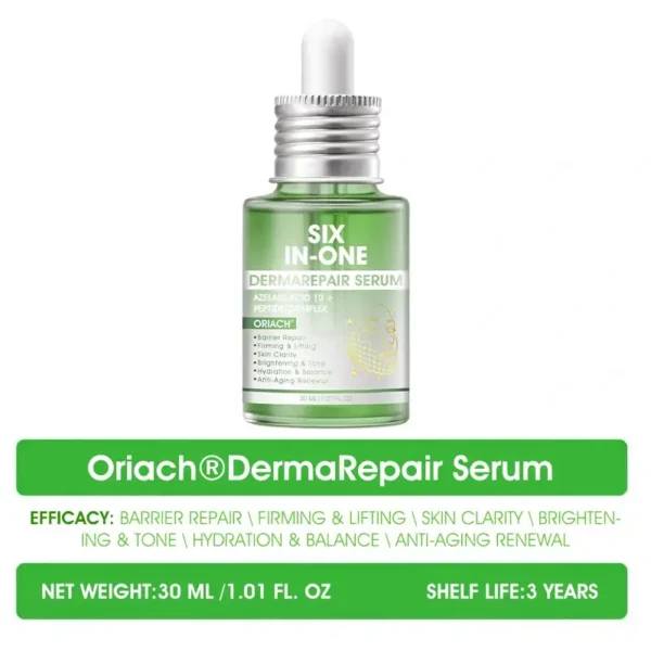 𝐎𝐫𝐢𝐚𝐜𝐡® 𝐀𝟏𝟎+ 𝟔-𝐢𝐧-𝟏 𝐃𝐞𝐫𝐦𝐚𝐑𝐞𝐩𝐚𝐢𝐫 𝐒𝐞𝐫𝐮𝐦 𝐅𝐃𝐀 𝐂𝐞𝐫𝐭𝐢𝐟𝐢𝐞𝐝 – 𝐅𝐢𝐫𝐦𝐬 𝐥𝐨𝐨𝐬𝐞 𝐬𝐤𝐢𝐧, 𝐟𝐚𝐝𝐞𝐬 𝐛𝐫𝐮𝐢𝐬𝐢𝐧𝐠 𝐚𝐧𝐝 𝐬𝐞𝐧𝐢𝐥𝐞 𝐩𝐮𝐫𝐩𝐮𝐫𝐚, 𝐚𝐧𝐝 𝐢𝐦𝐩𝐫𝐨𝐯𝐞𝐬 𝐤𝐞𝐫𝐚𝐭𝐢𝐧 𝐛𝐮𝐢𝐥𝐝𝐮𝐩, 𝐬𝐞𝐛𝐨𝐫𝐫𝐡𝐞𝐢𝐜 𝐝𝐞𝐫𝐦𝐚𝐭𝐢𝐭𝐢𝐬, 𝐚𝐧𝐝 𝐟𝐨𝐥𝐥𝐢𝐜𝐮𝐥𝐚𝐫 𝐤𝐞𝐫𝐚𝐭𝐨𝐬𝐢𝐬.