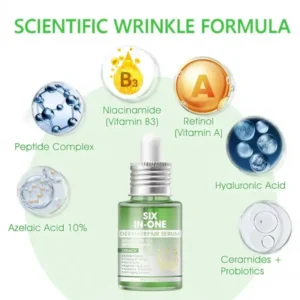 𝐎𝐫𝐢𝐚𝐜𝐡® 𝐀𝟏𝟎+ 𝟔-𝐢𝐧-𝟏 𝐃𝐞𝐫𝐦𝐚𝐑𝐞𝐩𝐚𝐢𝐫 𝐒𝐞𝐫𝐮𝐦 𝐅𝐃𝐀 𝐂𝐞𝐫𝐭𝐢𝐟𝐢𝐞𝐝 – 𝐅𝐢𝐫𝐦𝐬 𝐥𝐨𝐨𝐬𝐞 𝐬𝐤𝐢𝐧, 𝐟𝐚𝐝𝐞𝐬 𝐛𝐫𝐮𝐢𝐬𝐢𝐧𝐠 𝐚𝐧𝐝 𝐬𝐞𝐧𝐢𝐥𝐞 𝐩𝐮𝐫𝐩𝐮𝐫𝐚, 𝐚𝐧𝐝 𝐢𝐦𝐩𝐫𝐨𝐯𝐞𝐬 𝐤𝐞𝐫𝐚𝐭𝐢𝐧 𝐛𝐮𝐢𝐥𝐝𝐮𝐩, 𝐬𝐞𝐛𝐨𝐫𝐫𝐡𝐞𝐢𝐜 𝐝𝐞𝐫𝐦𝐚𝐭𝐢𝐭𝐢𝐬, 𝐚𝐧𝐝 𝐟𝐨𝐥𝐥𝐢𝐜𝐮𝐥𝐚𝐫 𝐤𝐞𝐫𝐚𝐭𝐨𝐬𝐢𝐬.
