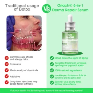 𝐎𝐫𝐢𝐚𝐜𝐡® 𝐀𝟏𝟎+ 𝟔-𝐢𝐧-𝟏 𝐃𝐞𝐫𝐦𝐚𝐑𝐞𝐩𝐚𝐢𝐫 𝐒𝐞𝐫𝐮𝐦 𝐅𝐃𝐀 𝐂𝐞𝐫𝐭𝐢𝐟𝐢𝐞𝐝 – 𝐅𝐢𝐫𝐦𝐬 𝐥𝐨𝐨𝐬𝐞 𝐬𝐤𝐢𝐧, 𝐟𝐚𝐝𝐞𝐬 𝐛𝐫𝐮𝐢𝐬𝐢𝐧𝐠 𝐚𝐧𝐝 𝐬𝐞𝐧𝐢𝐥𝐞 𝐩𝐮𝐫𝐩𝐮𝐫𝐚, 𝐚𝐧𝐝 𝐢𝐦𝐩𝐫𝐨𝐯𝐞𝐬 𝐤𝐞𝐫𝐚𝐭𝐢𝐧 𝐛𝐮𝐢𝐥𝐝𝐮𝐩, 𝐬𝐞𝐛𝐨𝐫𝐫𝐡𝐞𝐢𝐜 𝐝𝐞𝐫𝐦𝐚𝐭𝐢𝐭𝐢𝐬, 𝐚𝐧𝐝 𝐟𝐨𝐥𝐥𝐢𝐜𝐮𝐥𝐚𝐫 𝐤𝐞𝐫𝐚𝐭𝐨𝐬𝐢𝐬.