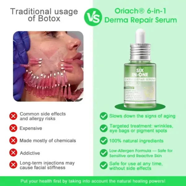 𝐎𝐫𝐢𝐚𝐜𝐡® 𝐀𝟏𝟎+ 𝟔-𝐢𝐧-𝟏 𝐃𝐞𝐫𝐦𝐚𝐑𝐞𝐩𝐚𝐢𝐫 𝐒𝐞𝐫𝐮𝐦 𝐅𝐃𝐀 𝐂𝐞𝐫𝐭𝐢𝐟𝐢𝐞𝐝 – 𝐅𝐢𝐫𝐦𝐬 𝐥𝐨𝐨𝐬𝐞 𝐬𝐤𝐢𝐧, 𝐟𝐚𝐝𝐞𝐬 𝐛𝐫𝐮𝐢𝐬𝐢𝐧𝐠 𝐚𝐧𝐝 𝐬𝐞𝐧𝐢𝐥𝐞 𝐩𝐮𝐫𝐩𝐮𝐫𝐚, 𝐚𝐧𝐝 𝐢𝐦𝐩𝐫𝐨𝐯𝐞𝐬 𝐤𝐞𝐫𝐚𝐭𝐢𝐧 𝐛𝐮𝐢𝐥𝐝𝐮𝐩, 𝐬𝐞𝐛𝐨𝐫𝐫𝐡𝐞𝐢𝐜 𝐝𝐞𝐫𝐦𝐚𝐭𝐢𝐭𝐢𝐬, 𝐚𝐧𝐝 𝐟𝐨𝐥𝐥𝐢𝐜𝐮𝐥𝐚𝐫 𝐤𝐞𝐫𝐚𝐭𝐨𝐬𝐢𝐬.