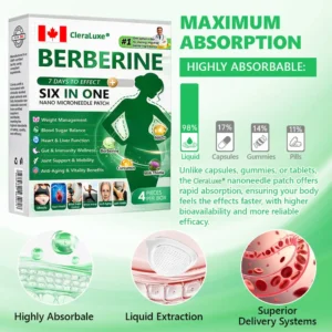 𝑪𝒍𝒆𝒓𝒂𝑳𝒖𝒙𝒆® 𝑩𝒆𝒓𝑏𝘦𝘳𝑖𝗇𝒆 𝟔-𝗶𝙣-𝟏 𝑁𝑎𝑛𝑜 𝘔𝘪𝘤𝘳𝘰𝘯𝘦𝘦𝘥𝘭𝘦 𝖯𝚊𝗍𝖼𝗁