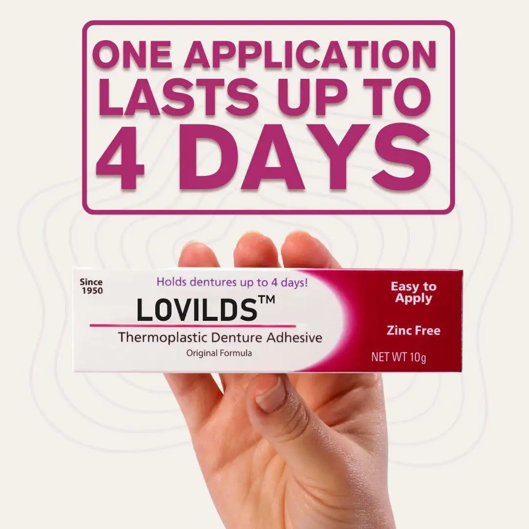 LOVILDS™ 4-Day Hold Denture Gel