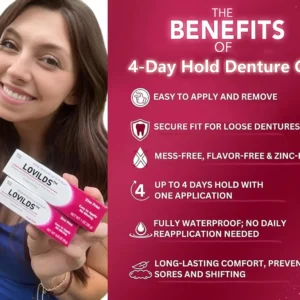 LOVILDS™ 4-Day Hold Denture Gel