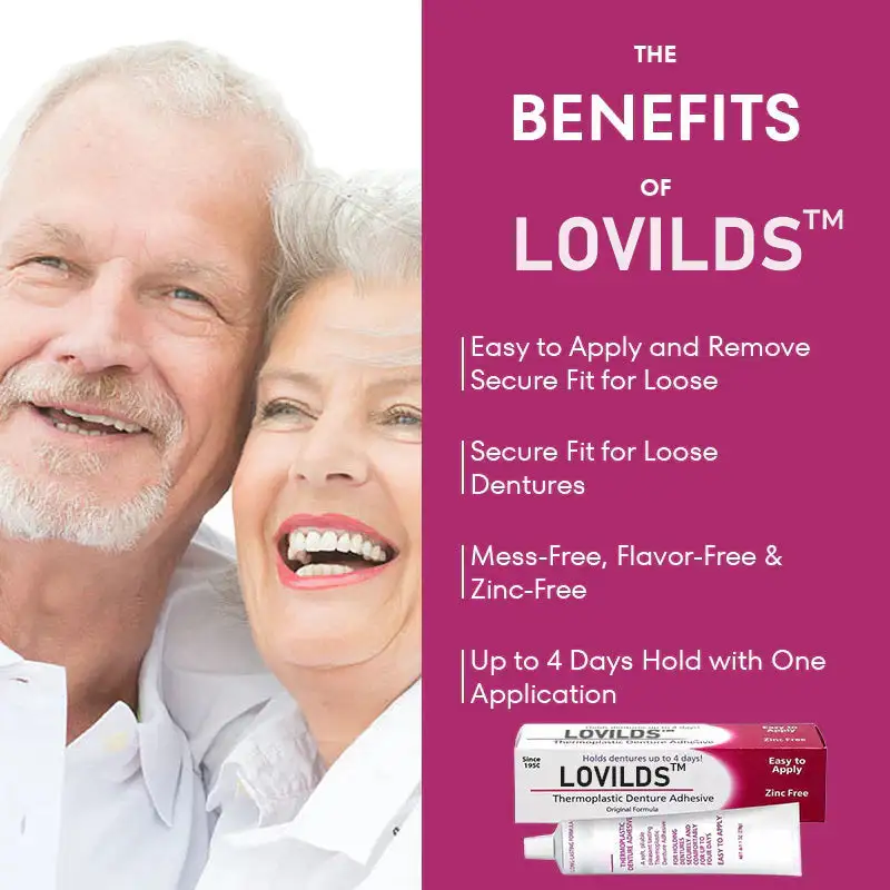 LOVILDS™ 4-Day Hold Denture Gel
