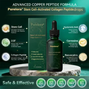 𝗣𝘂𝗿𝗲𝗹𝗼𝗿𝗮® 𝗦𝘁𝗲𝗺 𝗖𝗲𝗹𝗹–𝗔𝗰𝘁𝗶𝘃𝗮𝘁𝗲𝗱 𝗖𝗼𝗹𝗹𝗮𝗴𝗲𝗻 𝗣𝗲𝗽𝘁𝗶𝗱𝗲 𝗱𝗿𝗼𝗽𝘀