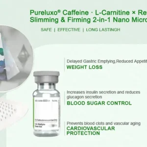𝙋𝙪𝙧𝙚𝙡𝙪𝙭𝙤® Caffeine · L-Carnitine × Retinol | Slimming & Firming 2-in-1 Nano Microneedle Patch