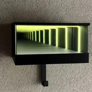 Infinity Mirror LED Garage Key Holder