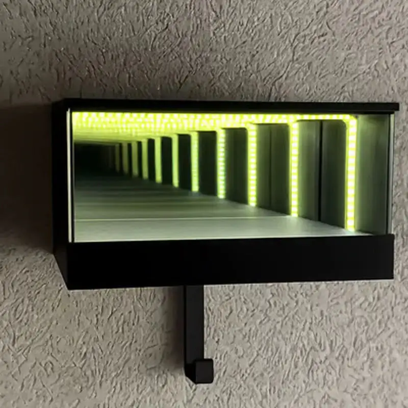 Infinity Mirror LED Garage Key Holder