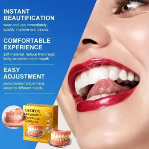Omoeon™ Medical Full Denture with Strong Suctiond