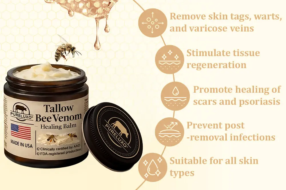 Pureluxo® Tallow Bee Venom Healing Balm