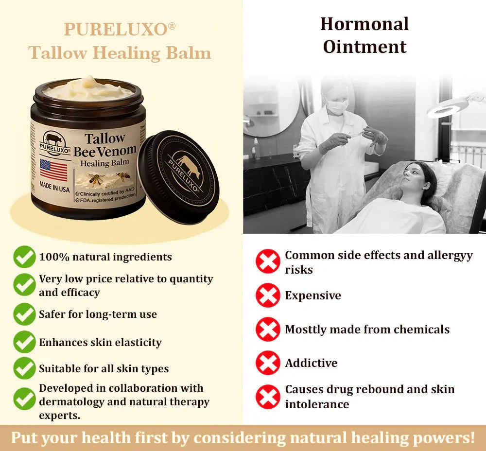 Pureluxo® Tallow Bee Venom Healing Balm