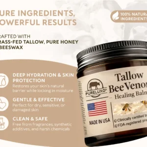 Pureluxo® Tallow Bee Venom Healing Balm