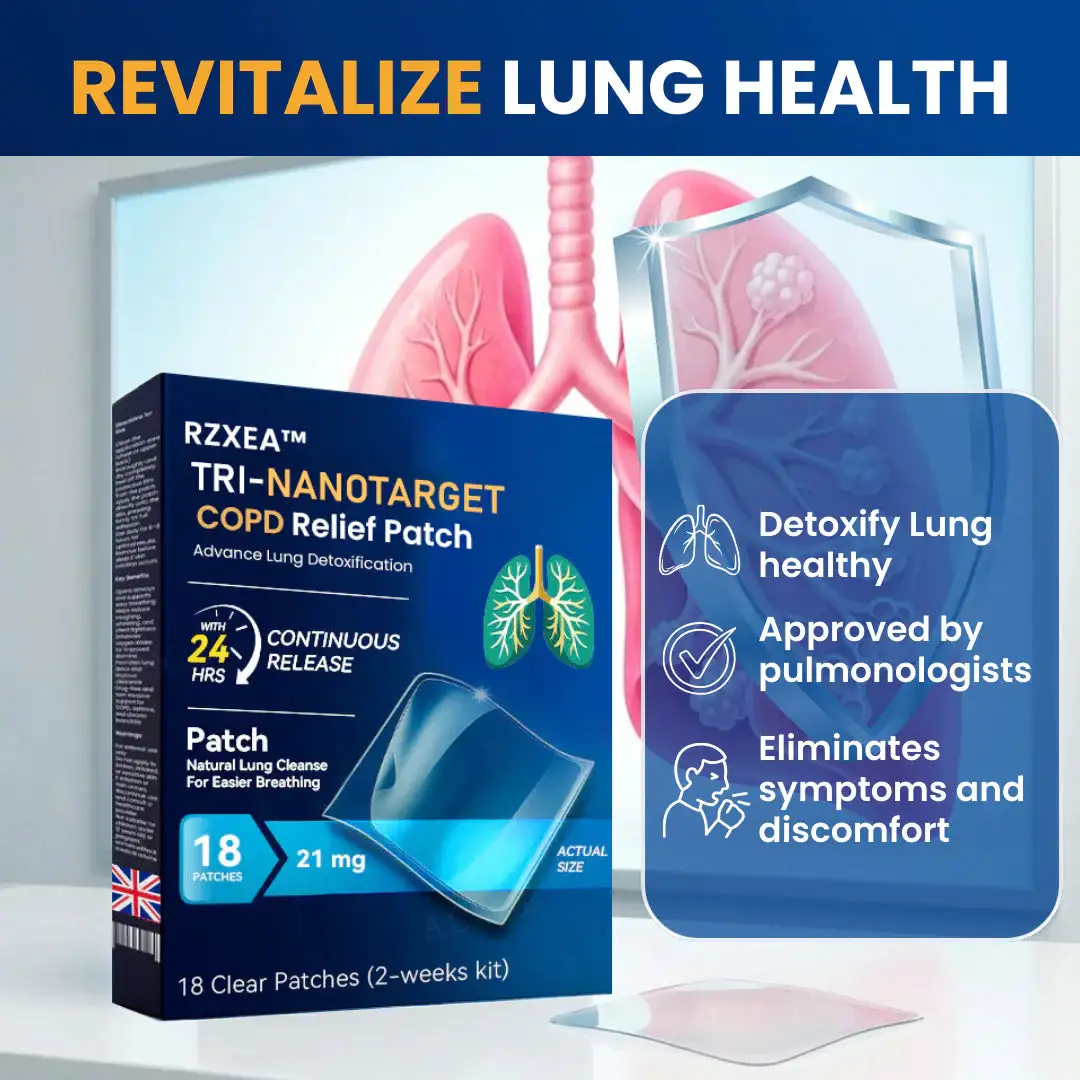 RZXEA™ Tri-NanoTargetCOPD Relief Patch