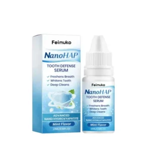 Feimuko Tooth Defense Serum with Nano Hydroxyapatite for Teeth Whitening and Deep Cleaning
