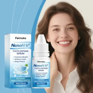 Feimuko Tooth Defense Serum with Nano Hydroxyapatite for Teeth Whitening and Deep Cleaning