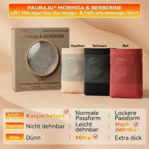 PAURAJU® 2026 NEUERSCHEINUNG 𝐌𝐨𝐫𝐢𝐧𝐠𝐚 & 𝐁𝐞𝐫𝐛𝐞𝐫𝐢𝐧 4-In-1 Mikropartikel-Formungs- & Fettverbrennungs-Shorts