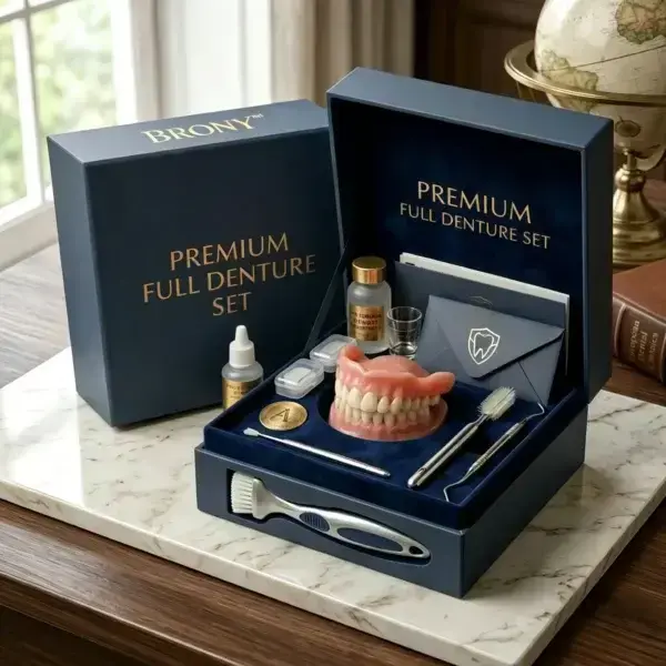 2026🏆✨LAST DAY SALE 70% OFF🔥 Newly upgraded second-generation BRONY™ complete dentures