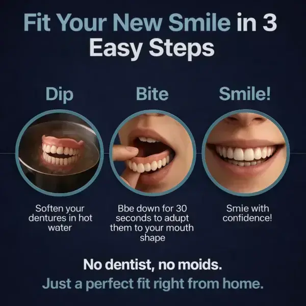 2026🏆✨LAST DAY SALE 70% OFF🔥 Newly upgraded second-generation BRONY™ complete dentures