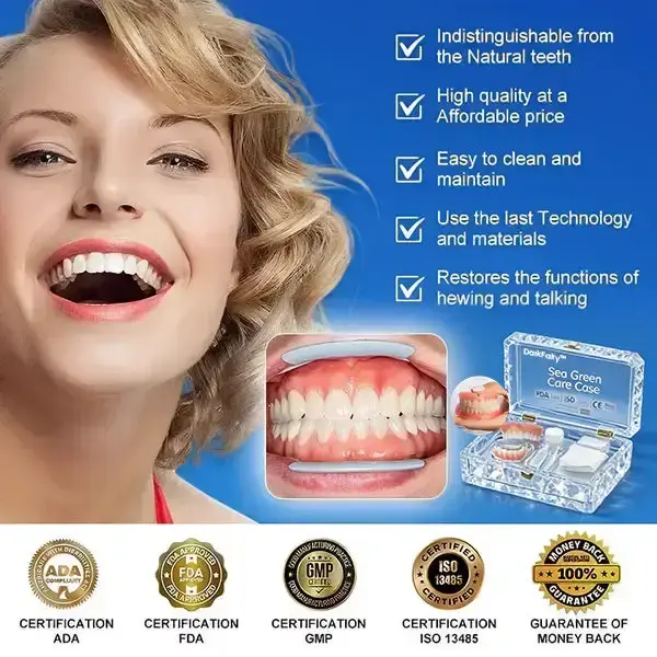 DarkFairy Custom-Fit Suction Dentures